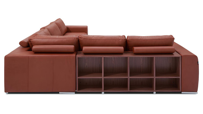 Banc de colț cu raft separat