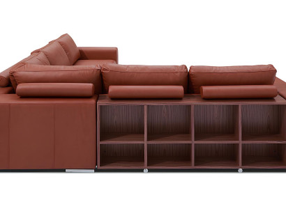 Banc de colț cu raft separat