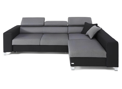 Canapea modernă în formă de L cu funcție de pat