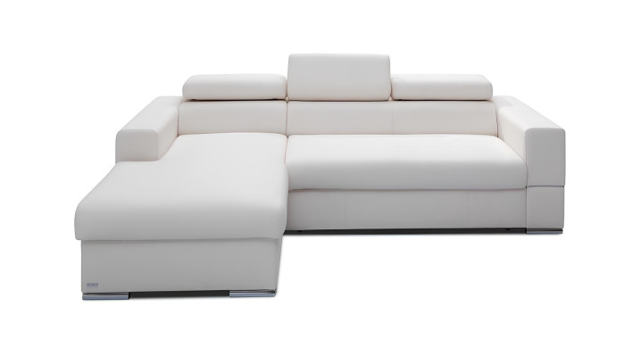 Canapea modernă în formă de L cu funcție de pat și spațiu de depozitare