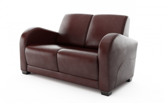 Set de canapea modernă din piele 100% italiană 2+1 locuri