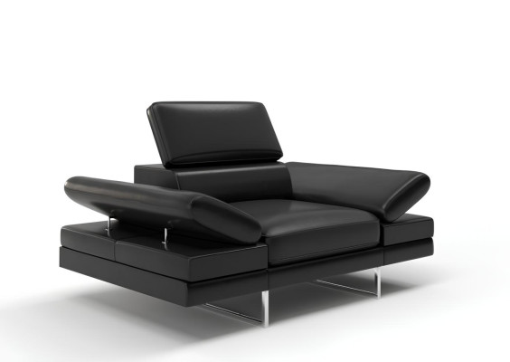 Scaun Relex Lounge TV de la Dizaina, club de piele pentru 1 persoană
