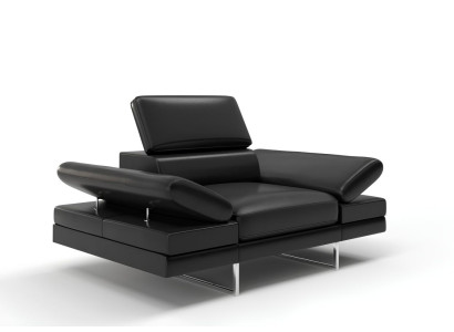 Scaun Relex Lounge TV de la Dizaina, club de piele pentru 1 persoană