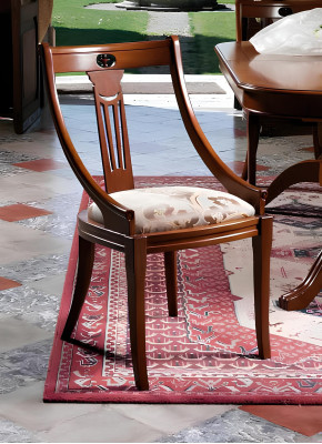 Set de scaune tapițate de design clasic 4x baroc din lemn