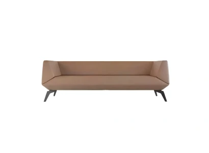 Banc modern pentru living, lemn, 3 locuri