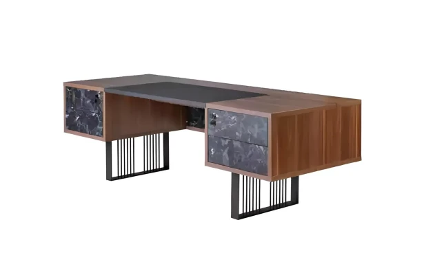 Set de mobilier de birou modern masă dulap