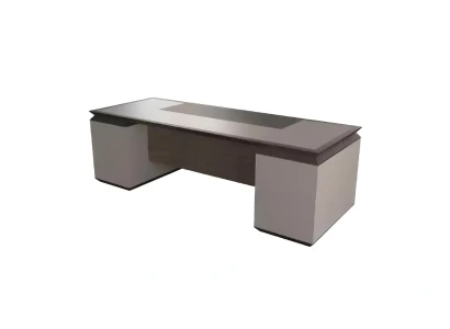 Set de mobilier de birou modern, masă, dulap pentru documente, noptieră