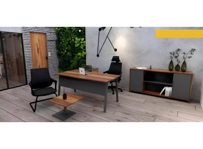 Masă de conferință modernă în colț