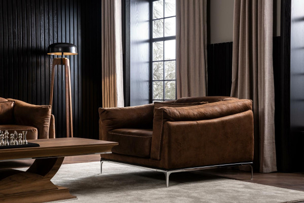 Scaun de cafea modern, moale, premium, confortabil, pentru o persoană