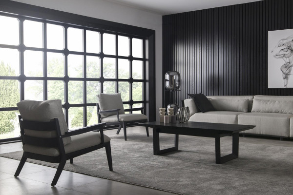 Set de 3+1 locuri hengen Poltrona Mobilier pentru living 2 piese Nou