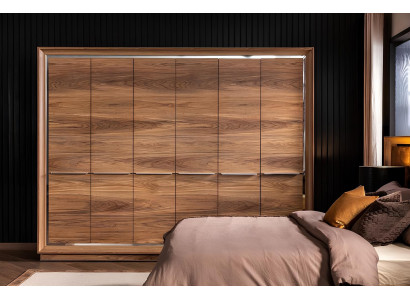 Set de mobilier ideal pentru hoteluri, pat confortabil, dulap, 6 piese
