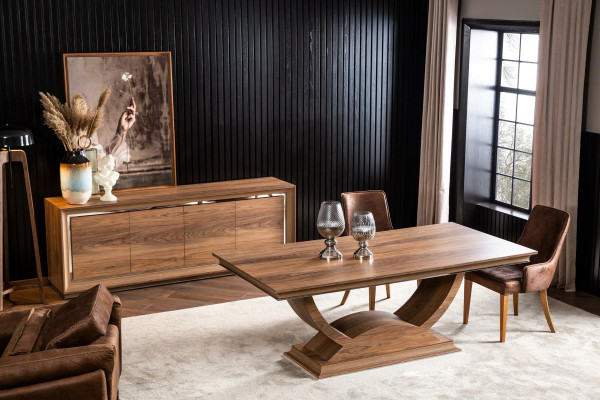 Set de mobilier pentru dining cu masă și scaune