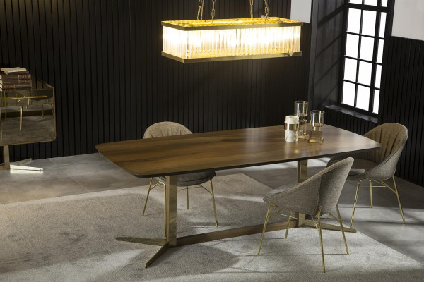 Set de masă de dining Koka cu 4 scaune