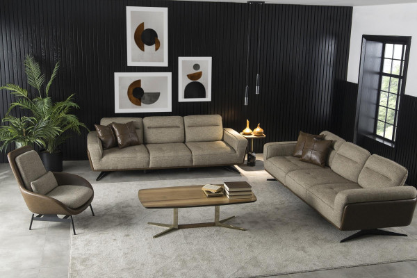 Scaun de lounge maro