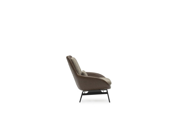 Scaun de lounge maro