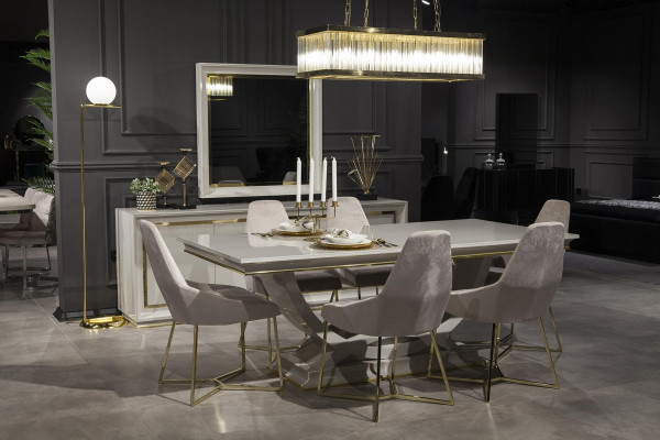 Set de mobilier pentru dining de 9 piese