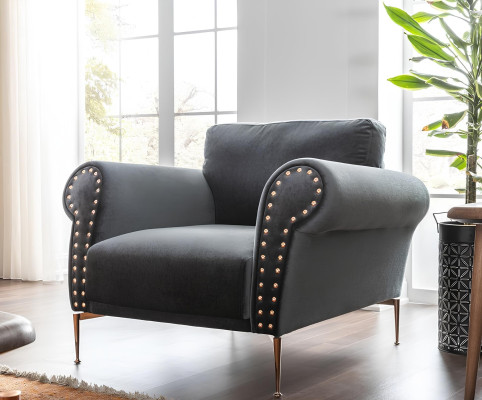Scaun, scaun de cocktail, design modern, albastru, țesătură