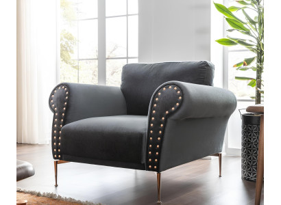 Scaun, scaun de cocktail, design modern, albastru, țesătură