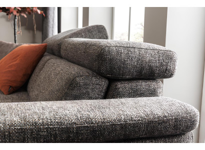Scaun modern din piele gri