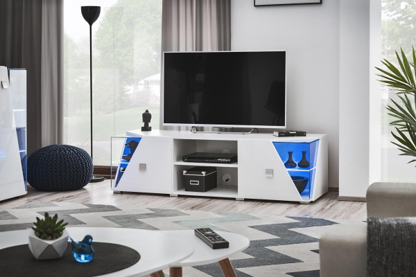 Masă TV modernă și luxoasă din lemn