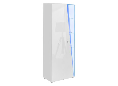 Set de mobilier de lux pentru living, compus dintr-un dulap, vitrină și raft în 3 părți.