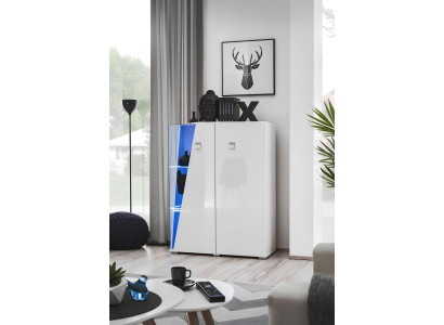 Vitrină modernă pentru living, design premium, mobilă nouă