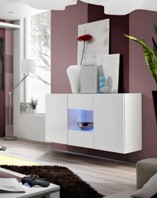 Masă joasă modernă, configurație de mobilier modern și luxos