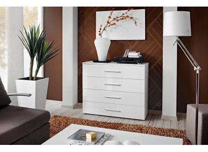 Comodă mobilă albă modernă pentru living, mobilă nouă