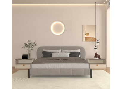 Pat elegant din țesătură gri