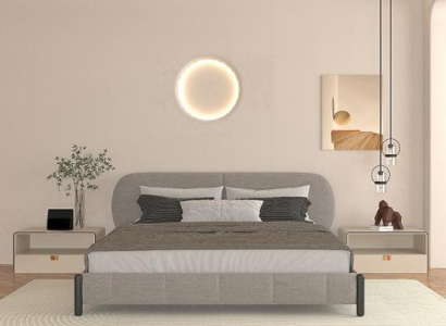 Pat elegant din țesătură gri