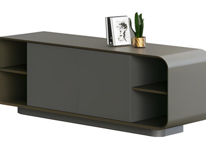 Dulap modern negru cu depozitare minimă