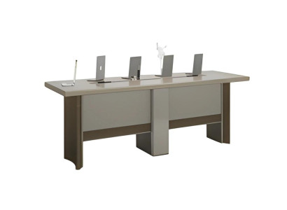 Masă de întâlnire modernă gri deschis