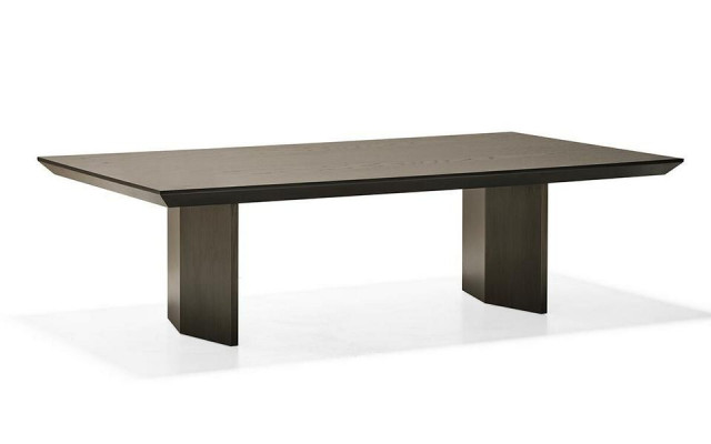 Masă de cafea clasică din lemn maro