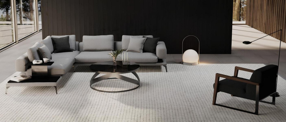 Canapea colț cu fotoliu și funcție - detalii