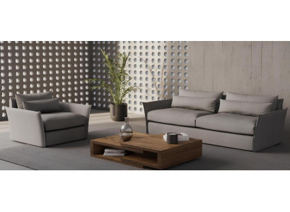 Banc modern cu fotoliu pentru living