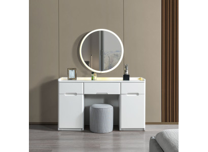 Masă de machiaj compactă modernă pentru dormitor