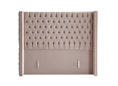 Pat elegant cu țesătură maro