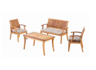 Set de mobilier de grădină elegant și confortabil pentru terasă