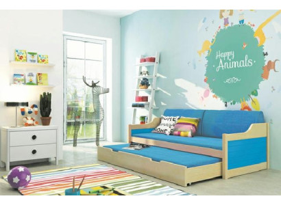 Canapea extensibilă cu funcție și sertar, pat dublu, pat supraetajat, paturi David