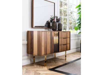 Luxuriöse Kommode mit Spiegel für Schlafzimmer im modernen Stil