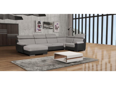Design Textil Polsterstoff exklusiven Sofas UForm Sofa Ecke Couch modern Couchen