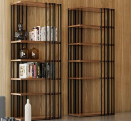 Bücherregal Luxus Schrank Moderne Wohnzimmer Wohnwand Abstellregale Neu