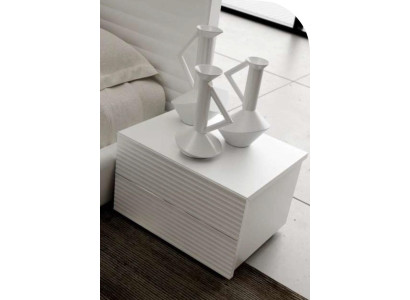 Weißer Luxus Nachttisch Stauraum Schlafzimmermöbel Kleiner Ablagetisch