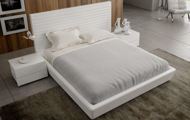 Weißer Luxus Nachttisch Stauraum Schlafzimmermöbel Kleiner Ablagetisch