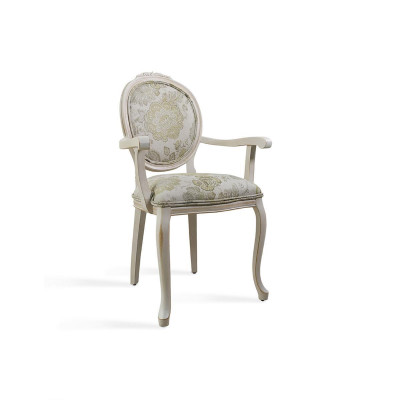 Klassischer Designer Einrichtung Esszimmer Stuhl mit Armlehnen Neu Möbel