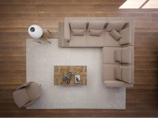 Designer Garnitur Wohnzimmer Set Sofa Couch L-Form mit Couchtisch Einrichtung