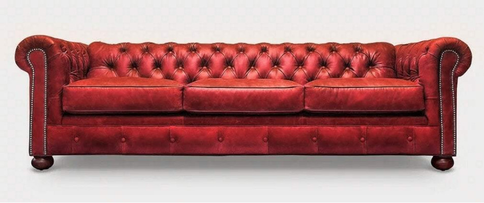 Chesterfield Sofagarnitur Sofa Couch Polster 3 2 1 Sitzer Leder Sofas