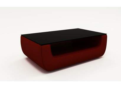 Glastisch Design Tische Moderner Couch Sofa Wohnzimmer Leder Beistell