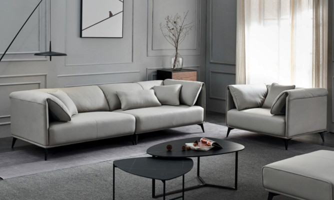 Italienische Design Sofa Sofagarnitur 4+1 Sitzer Couch Polster Möbel