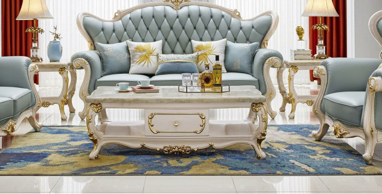 Sofagarnitur 3 1 Sitzer Set Design Sofa Polster Couchen Couch Luxus Chesterfield